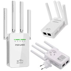 Wi-Fi signalo stiprintuvas su 4 antenomis kaina ir informacija | Nenurodyta Kompiuterinė technika | pigu.lt