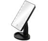 Stačiakampis besisukantis makiažo veidrodis su 16 šviesos diodų kaina ir informacija | Kosmetinės, veidrodėliai | pigu.lt