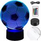 Naktinė lempa vaikams - stalo lempa futbolo kamuolys kaina ir informacija | Vaikiški šviestuvai | pigu.lt
