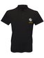 Vyriški juodi polo marškinėliai su stilizuoto Vyčio antsiuvu цена и информация | Lietuviška sirgalių atributika | pigu.lt