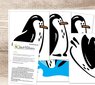 Penguins Wall Decal Šaldytuvas Juokingi vinilo sienų lipdukai Buto dekoro lipdukai freska kaina ir informacija | Interjero lipdukai | pigu.lt