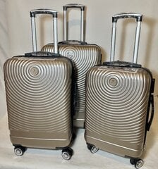 Vidutinis kelioninis lagaminas Airtex 650/22, šampano spalvos kaina ir informacija | Lagaminai, kelioniniai krepšiai | pigu.lt