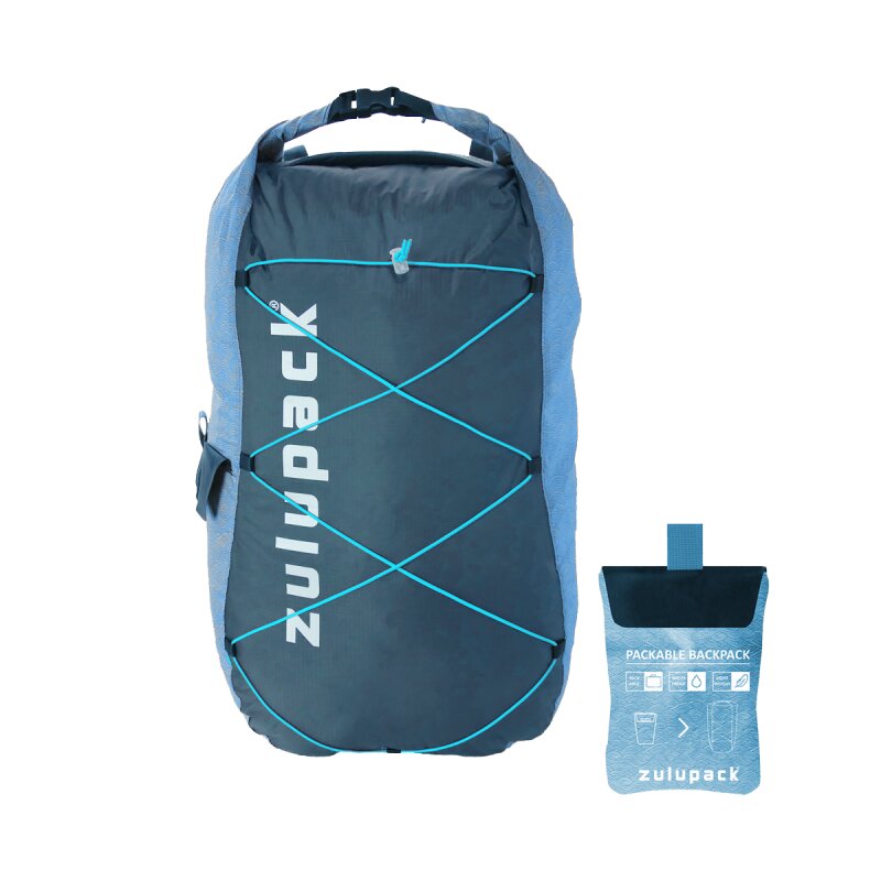 Neperšlampama kuprinė Zulupack Packable цена и информация | Vandeniui atsparūs maišai, apsiaustai nuo lietaus | pigu.lt