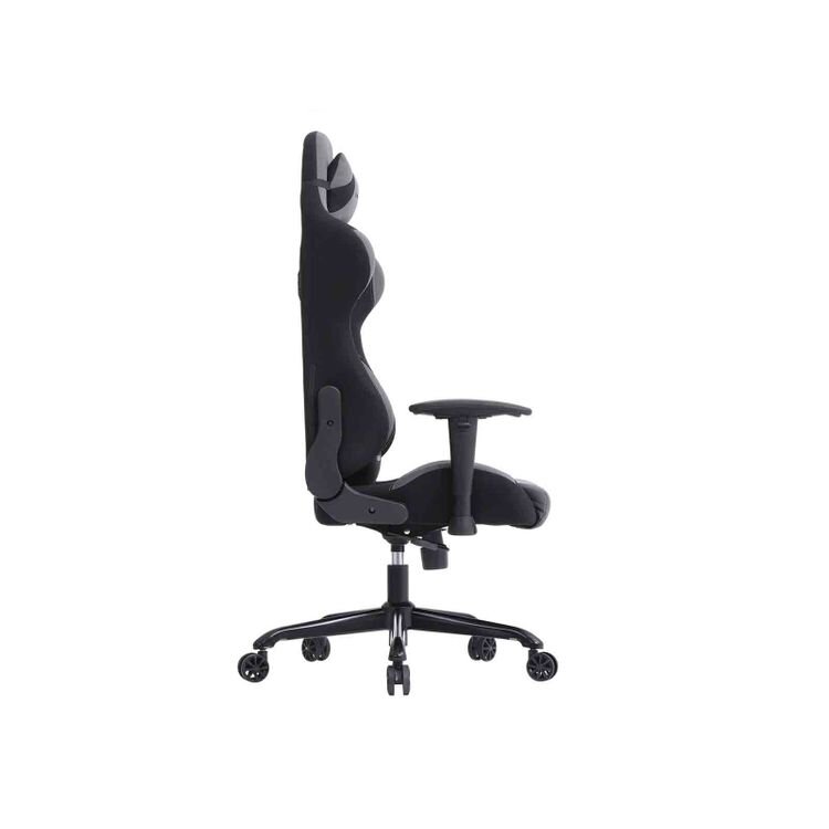 Žaidimų kėdė SONGMICS juodai pilka kaina ir informacija | Biuro kėdės | pigu.lt