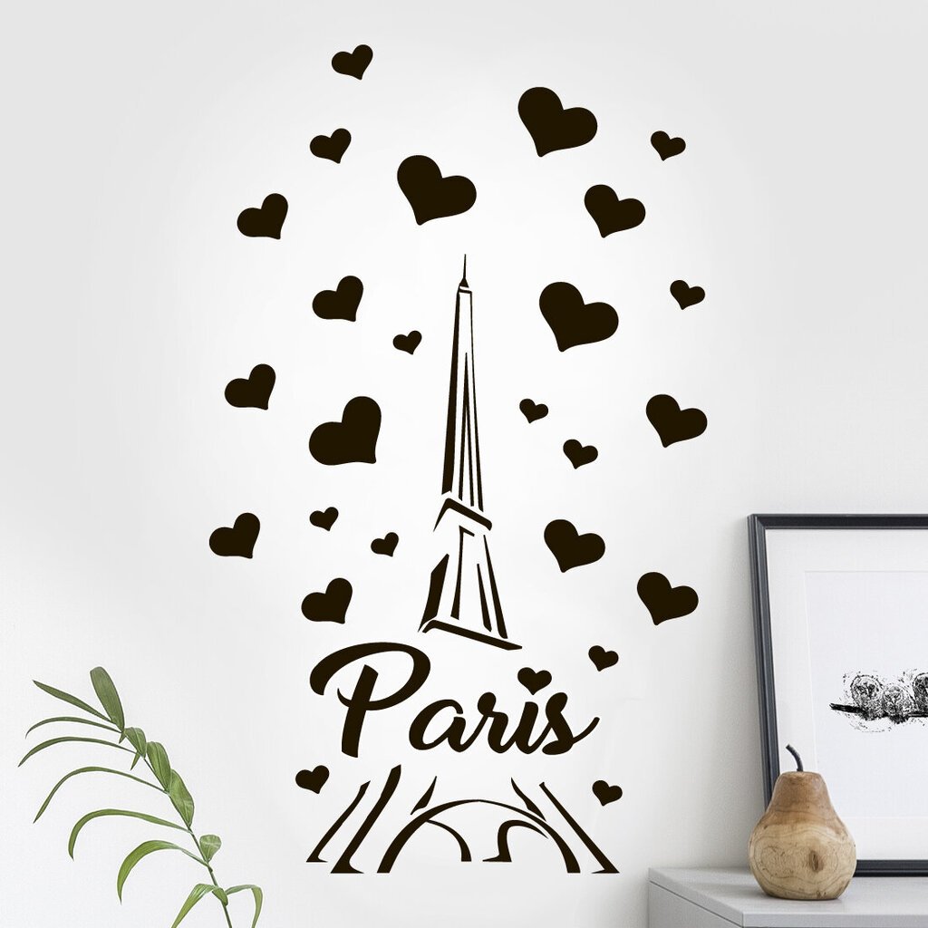 Paryžius – Eifelio bokšto vinilinis sienų lipdukas miegamojo svetainės virtuvės prieškambario namų dekoravimui kaina ir informacija | Interjero lipdukai | pigu.lt