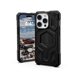 Urban Armor Gear Monarch iPhone 14 Pro suderinamas su MagSafe, juodas kaina ir informacija | Telefono dėklai | pigu.lt
