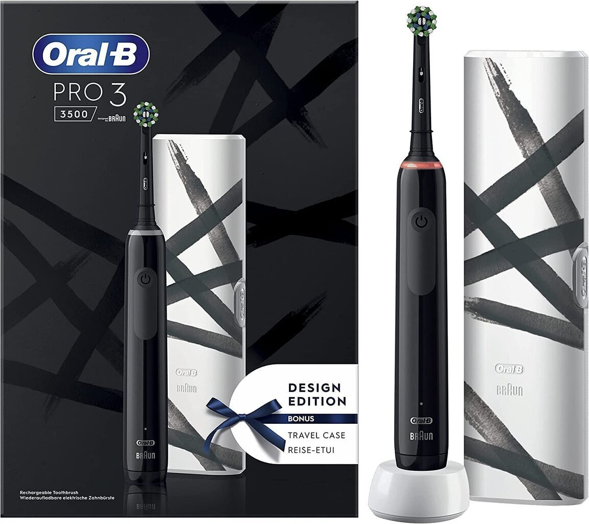 Oral-B Pro 3 3500 Limited Edition цена и информация | Elektriniai dantų šepetėliai | pigu.lt