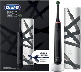 Oral-B Pro 3 3500 Limited Edition, Black цена и информация | Электрические зубные щетки | pigu.lt