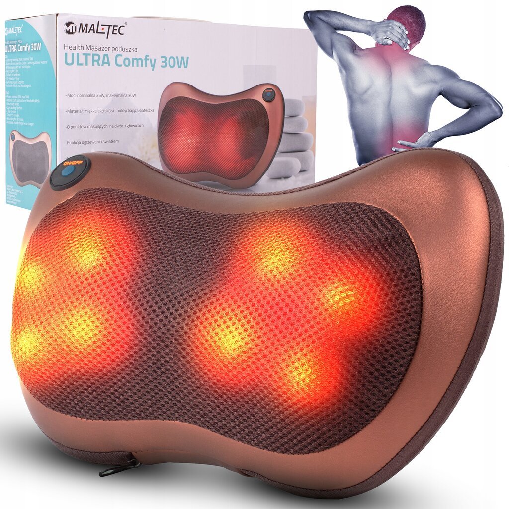 Shiatsu Massager ULTRAComfy30W цена и информация | Masažuokliai | pigu.lt