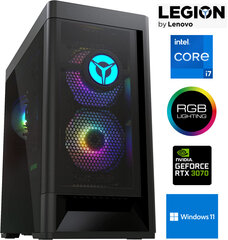 Стационарный компьютер Lenovo Legion T5 i7-11700 32GB 1TB SSD RTX 3070 Windows 11 цена и информация | Stacionarūs kompiuteriai | pigu.lt