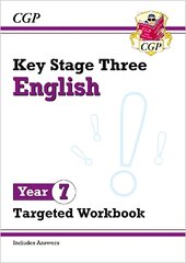 New KS3 English Year 7 Targeted Workbook with answers kaina ir informacija | Knygos paaugliams ir jaunimui | pigu.lt