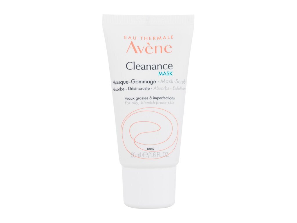 Valomoji veido kaukė Avene Cleanance Mask-Scrub, 50 ml kaina ir informacija | Veido kaukės, paakių kaukės | pigu.lt