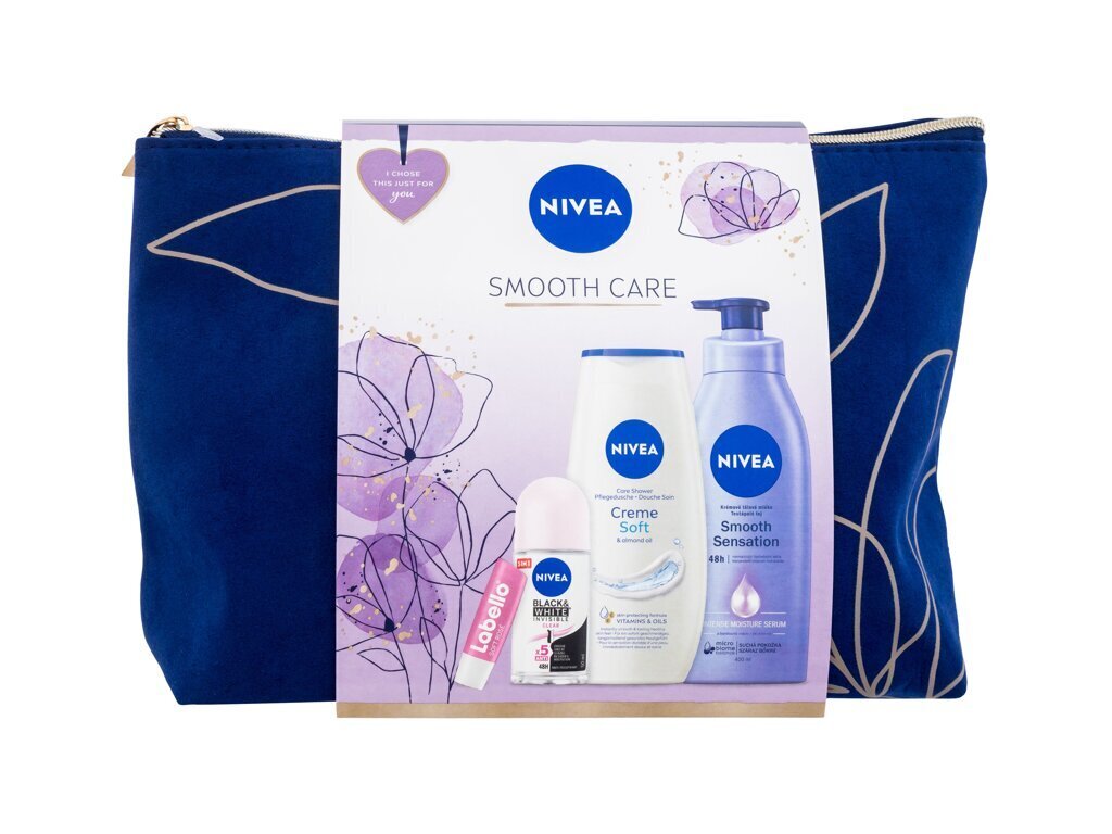 Kūno priežiūros kosmetikos rinkinys-dovana moterims Nivea Smooth Care kaina ir informacija | Kūno kremai, losjonai | pigu.lt