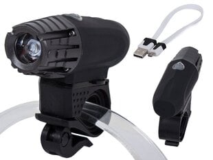 Передний велосипедный фонарь LED xm-l2 usb цена и информация | Велосипедные фонари, отражатели | pigu.lt
