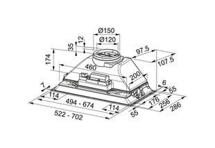 Franke FBI 525 XS (305.0599.507) цена и информация | Franke Бытовая техника и электроника | pigu.lt