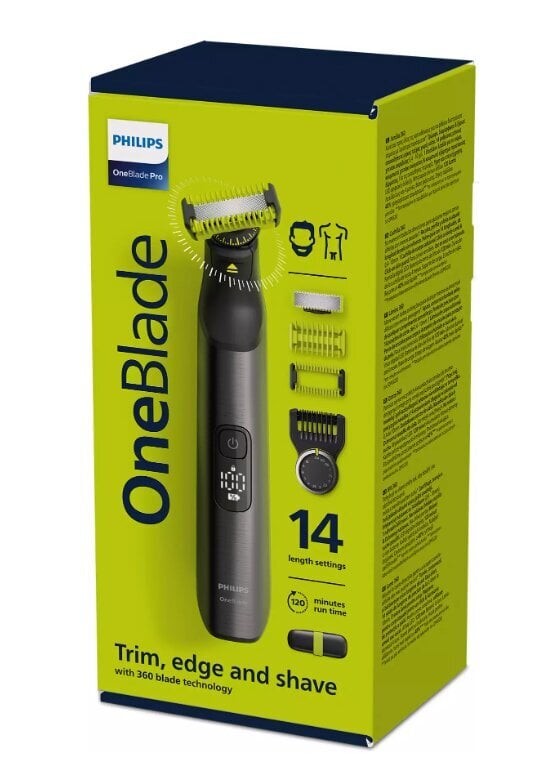 Philips OneBlade Pro 360 QP6651/61 цена и информация | Barzdaskutės | pigu.lt