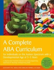 Complete ABA Curriculum for Individuals on the Autism Spectrum with a Developmental Age of 3-5 Years: A Step-by-Step Treatment Manual Including Supporting Materials for Teaching 140 Beginning Skills kaina ir informacija | Socialinių mokslų knygos | pigu.lt