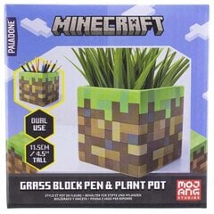 Minecraft Grass Block Pen and Plant Pot цена и информация | Атрибутика для игроков | pigu.lt