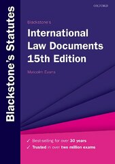 Blackstone's International Law Documents 15th Revised edition kaina ir informacija | Ekonomikos knygos | pigu.lt