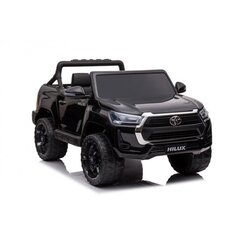 Akumuliatorinis vaikiškas automobilis Toyota Hilux 4×4 DK-HL860, juodas kaina ir informacija | Elektromobiliai vaikams | pigu.lt