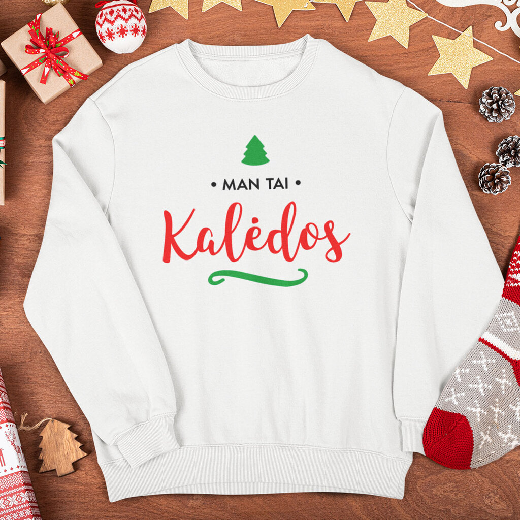 Džemperis "Man tai Kalėdos" (be kapišono) kaina ir informacija | Originalūs džemperiai | pigu.lt