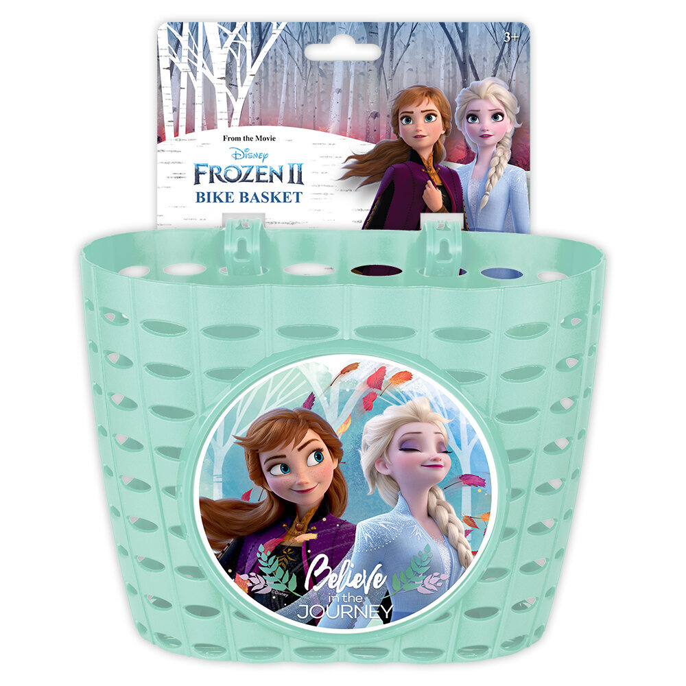 Krepšelis dviračiui Frozen 2, žalias kaina ir informacija | Krepšiai, telefonų laikikliai | pigu.lt