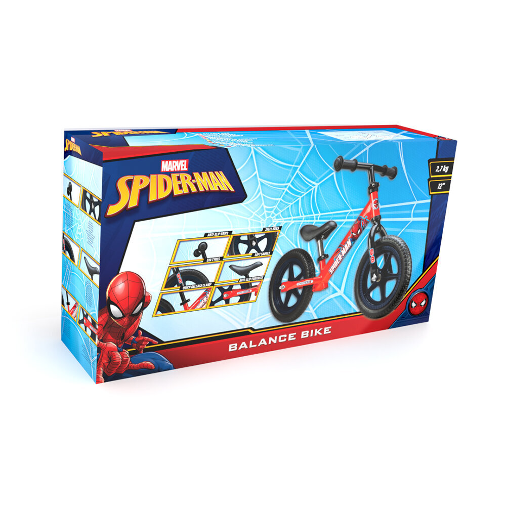 Balansinis dviratis Spiderman kaina ir informacija | Balansiniai dviratukai | pigu.lt