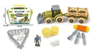 Ūkio traktorius ir sėjamoji цена и информация | Игрушки для мальчиков | pigu.lt