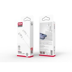 XO cable NB-Q189A PD USB-C - Lightning 1,0 м 20W white цена и информация | Кабели для телефонов | pigu.lt