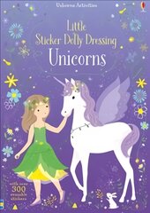 Little Sticker Dolly Dressing Unicorns цена и информация | Книги для самых маленьких | pigu.lt