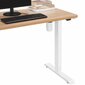 Kompiuterio stalo rėmas baltos spalvos reguliuojamo aukščio kaina ir informacija | Kompiuteriniai, rašomieji stalai | pigu.lt