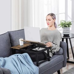 Лоток для ноутбука со складными ножками цена и информация | Компьютерные, письменные столы | pigu.lt