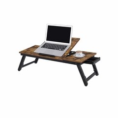Лоток для ноутбука с регулируемой высотой в индустриальном стиле цена и информация | Компьютерные, письменные столы | pigu.lt