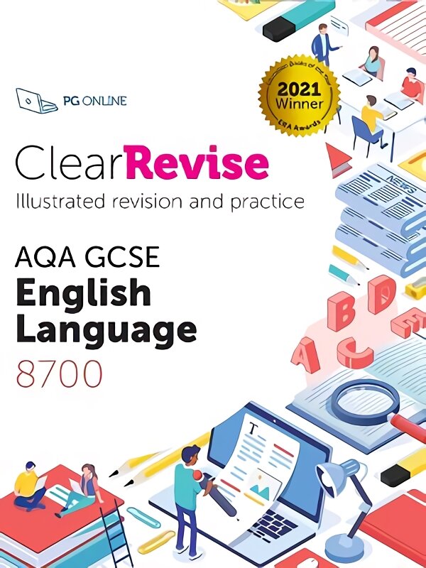 ClearRevise AQA GCSE English Language 8700 kaina ir informacija | Knygos paaugliams ir jaunimui | pigu.lt