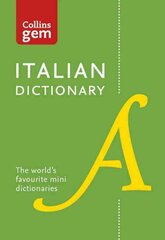 Italian Gem Dictionary: The World's Favourite Mini Dictionaries Tenth edition, Collins Italian Dictionary: 40,000 Words and Phrases in a Mini Format kaina ir informacija | Užsienio kalbos mokomoji medžiaga | pigu.lt