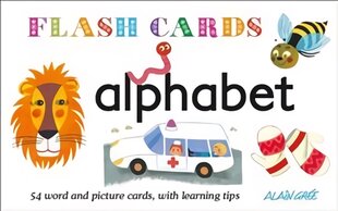 Alphabet - Flash Cards - 54 word and picture cards , with learning tips: 54 word and picture cards, with learning tips цена и информация | Книги для самых маленьких | pigu.lt
