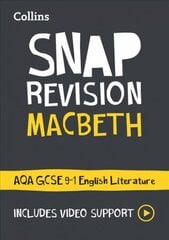 Macbeth: AQA GCSE 9-1 English Literature Text Guide: Ideal for Home Learning, 2022 and 2023 Exams kaina ir informacija | Knygos paaugliams ir jaunimui | pigu.lt