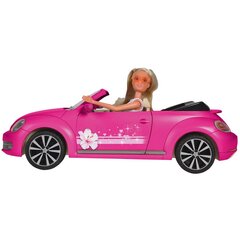 Lėlė Steffi Love Cabriolet New Beetle 45 cm kaina ir informacija | Žaislai mergaitėms | pigu.lt