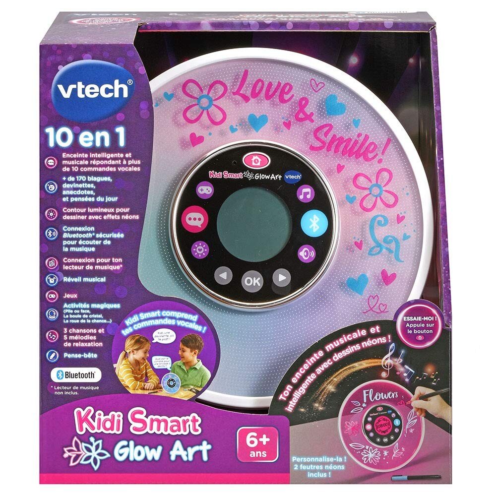 Garso kolonėlė Vtech Kidi Smart Glow Art 10 viename kaina ir informacija | Žaislai berniukams | pigu.lt