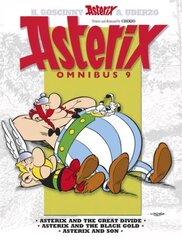 Asterix: Asterix Omnibus 9: Asterix and The Great Divide, Asterix and The Black Gold, Asterix and Son цена и информация | Книги для подростков  | pigu.lt