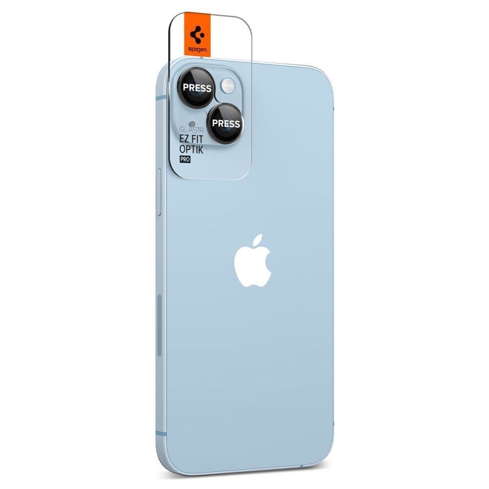 Spigen Optik kameros apsauga iPhone 14/14 Plus kaina ir informacija | Apsauginės plėvelės telefonams | pigu.lt