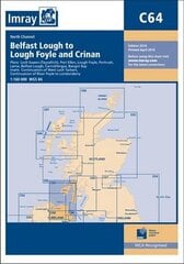 Imray Chart C64: North Channel - Belfast Lough to Lough Foyle and Crinan New edition цена и информация | Книги по социальным наукам | pigu.lt