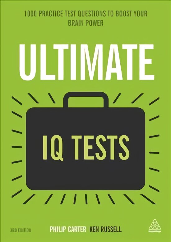 Ultimate IQ Tests: 1000 Practice Test Questions to Boost Your Brainpower 3rd Revised edition цена и информация | Saviugdos knygos | pigu.lt