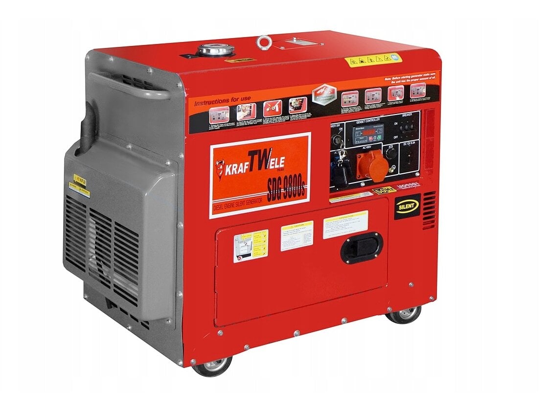 Trifazis dyzelinis elektros generatorius kaina ir informacija | Elektros generatoriai | pigu.lt