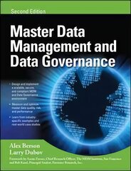 MASTER DATA MANAGEMENT AND DATA GOVERNANCE, 2/E 2nd edition kaina ir informacija | Ekonomikos knygos | pigu.lt