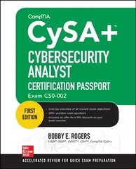 CompTIA CySAplus Cybersecurity Analyst Certification Passport (Exam CS0-002) kaina ir informacija | Ekonomikos knygos | pigu.lt