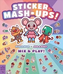 Sticker Mash-Ups! kaina ir informacija | Knygos mažiesiems | pigu.lt