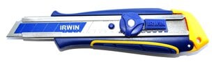 Užveržiamas peilis Irwin, 18 mm kaina ir informacija | Mechaniniai įrankiai | pigu.lt