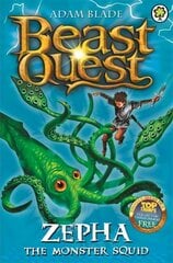 Beast Quest: Zepha the Monster Squid: Series 2 Book 1, Series 2 Book 1 цена и информация | Книги для подростков и молодежи | pigu.lt