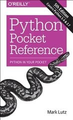 Python pocket reference kaina ir informacija | Ekonomikos knygos | pigu.lt